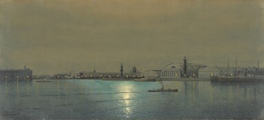 View full screen - View 1 of Lot 204. A Pair of Views of the Stock Exchange in St Petersburg.