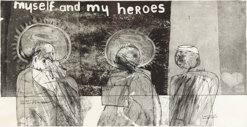 全螢幕檢視 - 查看143DAVID HOCKNEY, R.A. | MYSELF AND MY HEROES (S.A.C., MCA TOKYO 4)的1