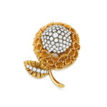 Clip or et diamants