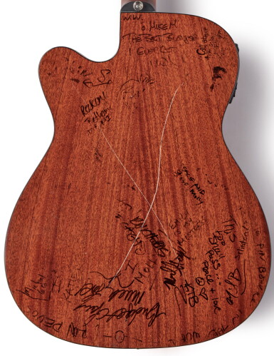 View full screen - View 1 of Lot 201. Bob Weir | Alvarez, RF20SC model guitar.