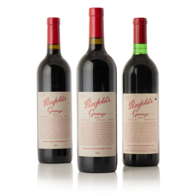 View full screen - View 1 of Lot 8770. Penfolds Grange "Vertical" (3 BT).