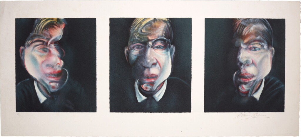 View full screen - View 1 of Lot 57. Three Studies for a Self-Portrait (S. 15; T. 11).