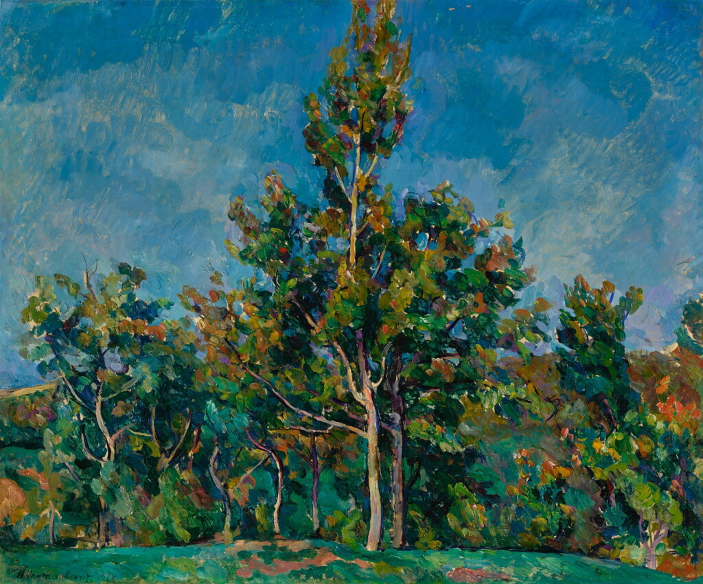 View full screen - View 1 of Lot 52. PETR PETROVICH KONCHALOVSKY | TREE AGAINST THE SKY.