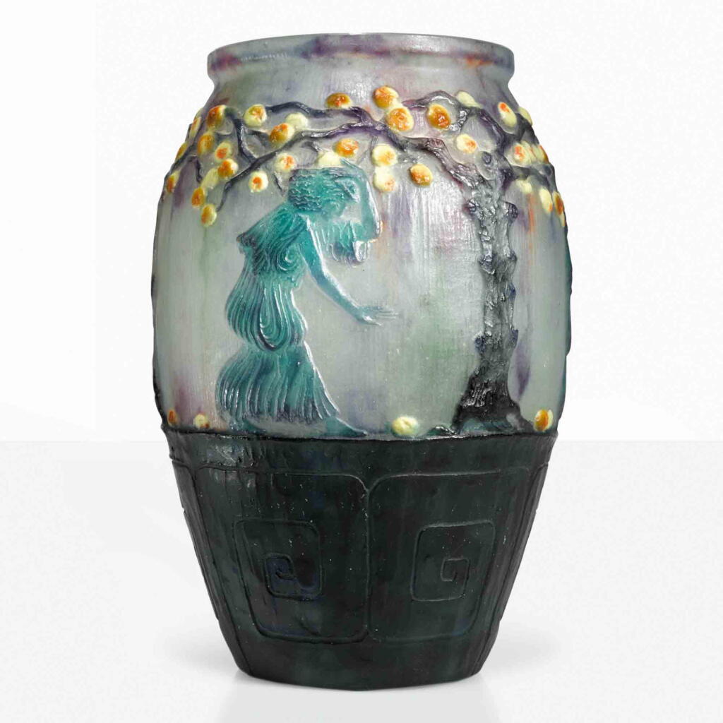 View full screen - View 1 of Lot 58. "Le Jardin des Hespérides" Vase.