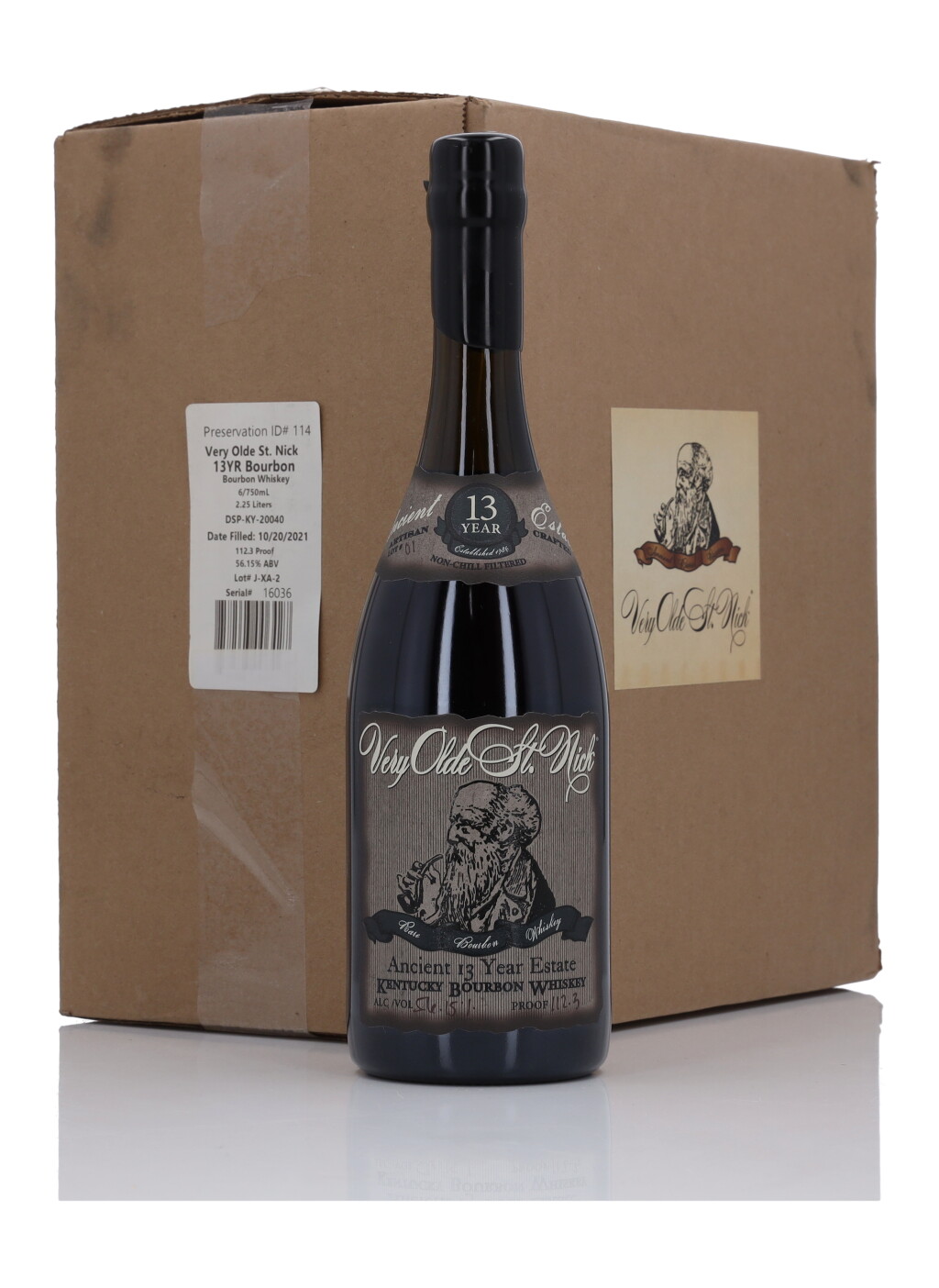 View full screen - View 1 of Lot 486. Very Olde St. Nick Ancient Estate 13 Year Old 112.3 Proof NV (6 Bottles 75cl).