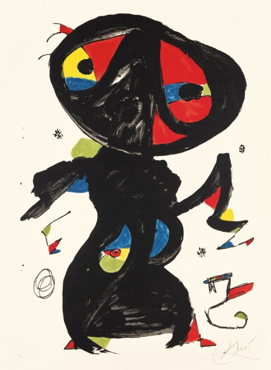 View full screen - View 1 of Lot 104. JOAN MIRÓ | LA DIDA (MOURLOT 1184).