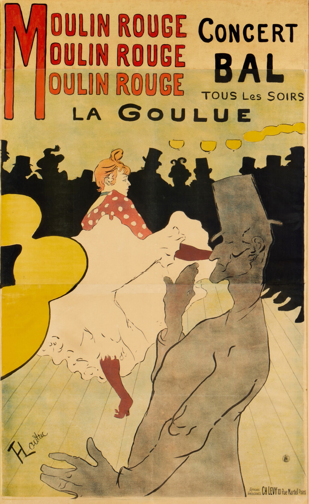 View full screen - View 1 of Lot 12. Moulin Rouge - la Goulue (Deltail 339; Adriani 1; Wittrock P1).