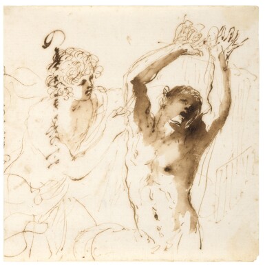 View full screen - View 1 of Lot 52. Apollo Flaying Marsyas.