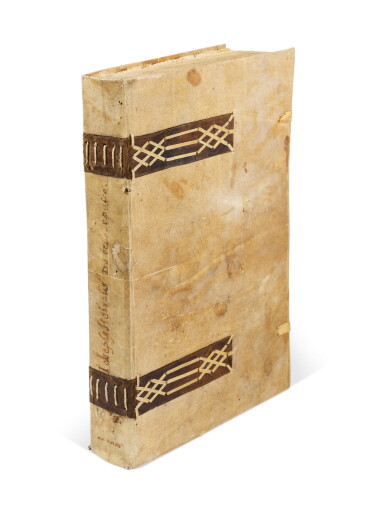View full screen - View 1 of Lot 130. Josephus, De antiquitate Judaica & De bello Judaico, Verona, 1480, later vellum.