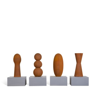 View full screen - View 1 of Lot 29. Peckham Bollards (Peg, Snowman, Penis and Oval).