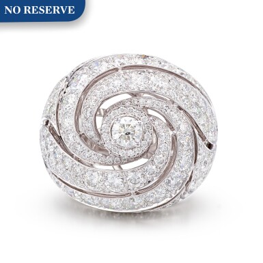 View full screen - View 1 of Lot 1072. Diamond Ring | 格拉夫| 鑽石戒指 (鑽石共重約6.40克拉).