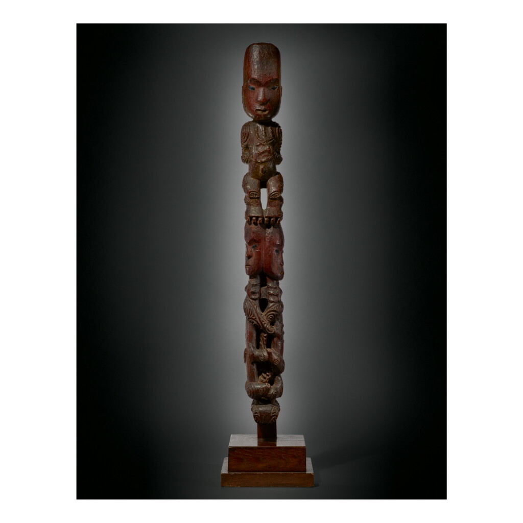 View full screen - View 1 of Lot 42. MAORI GABLE FIGURE (TEKOTEKO).