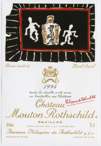 View full screen - View 1 of Lot 164. Château Mouton Rothschild 1994 (4 MAG).