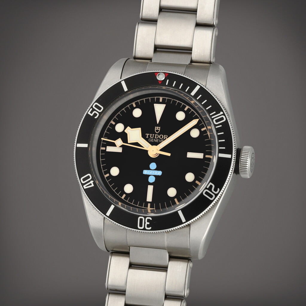 View full screen - View 1 of Lot 14. Black Bay, Reference 79230N | A limited edition stainless steel wristwatch made for Ed Sheeran's Divide Tour crew | Circa 2019.