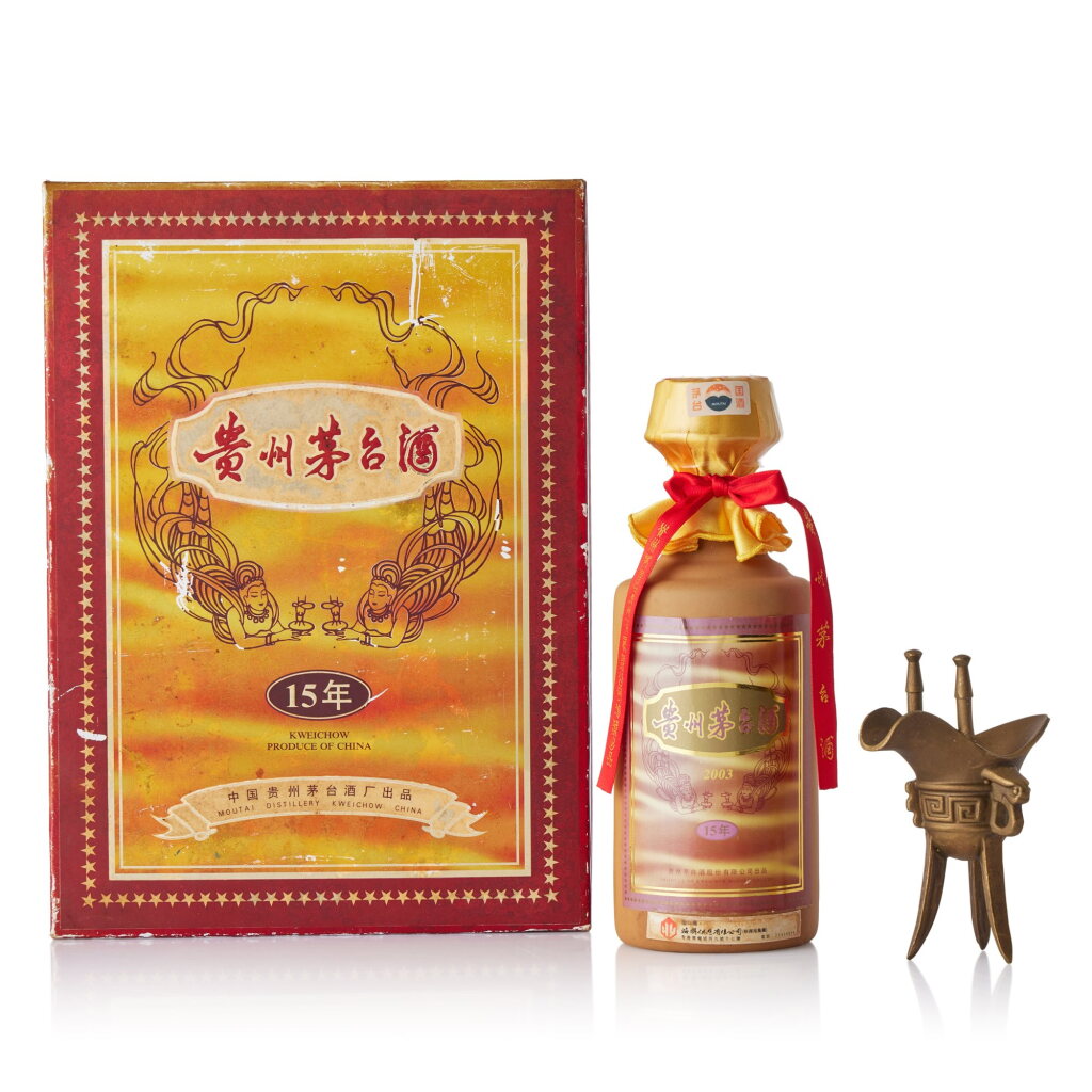 View full screen - View 1 of Lot 2428. 2003年產 15年貴州茅台酒 Kweichow Moutai Aged 15 Years 2003 (1 BT50).
