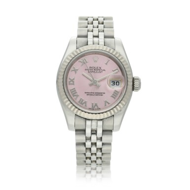 View full screen - View 1 of Lot 34. Reference 179174 Datejust A stainless steel automatic wristwatch with date and bracelet, Circa 2008.