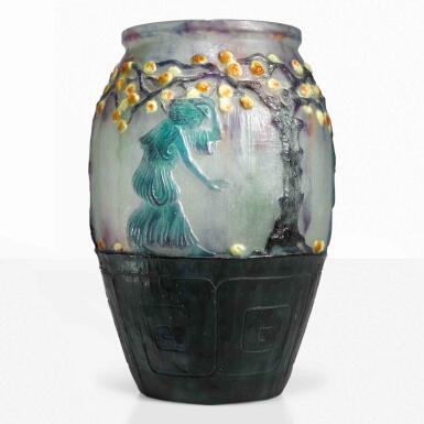 View full screen - View 1 of Lot 58. "Le Jardin des Hespérides" Vase.