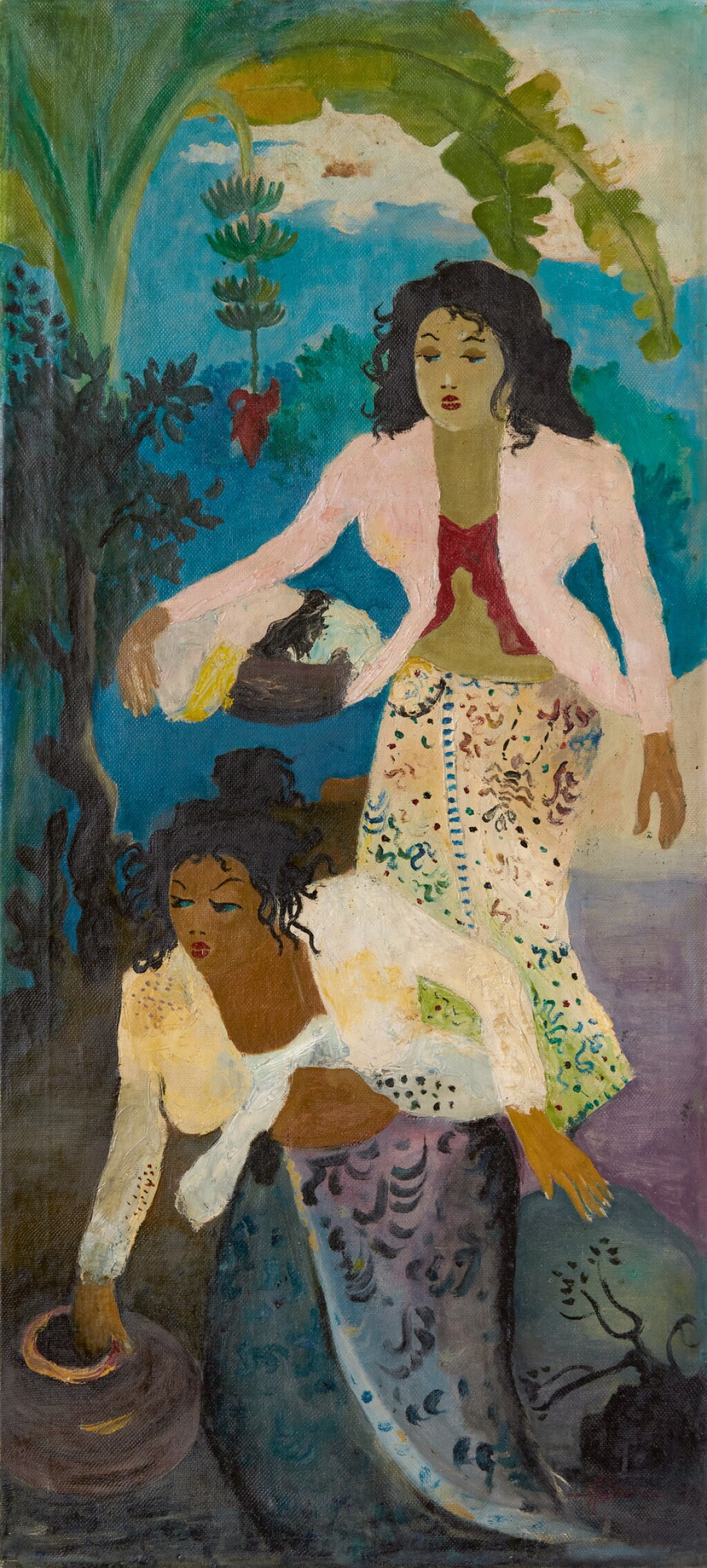 View full screen - View 1 of Lot 783. Hendra Gunawan 亨德拉·古拿溫 | Two women after washing 洗滌中的少女.