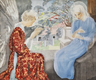 View full screen - View 1 of Lot 163. Alix Aymé 雅麗克絲·艾美 | Annonce Faite à Marie 聖母領報.