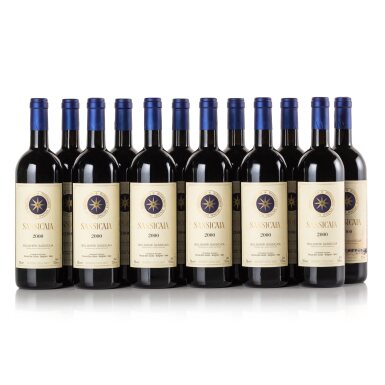 View full screen - View 1 of Lot 603. Sassicaia 2000 (12 BT).