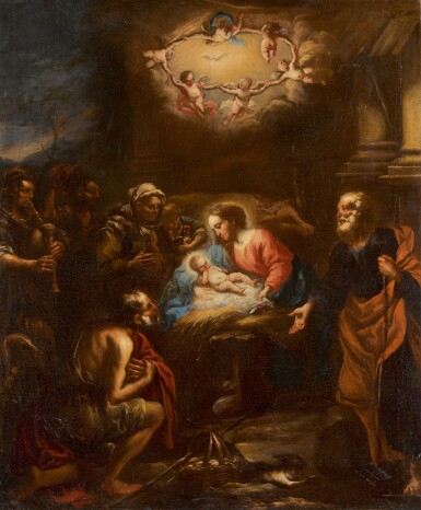 View full screen - View 1 of Lot 29. Adoration of the shepherds.