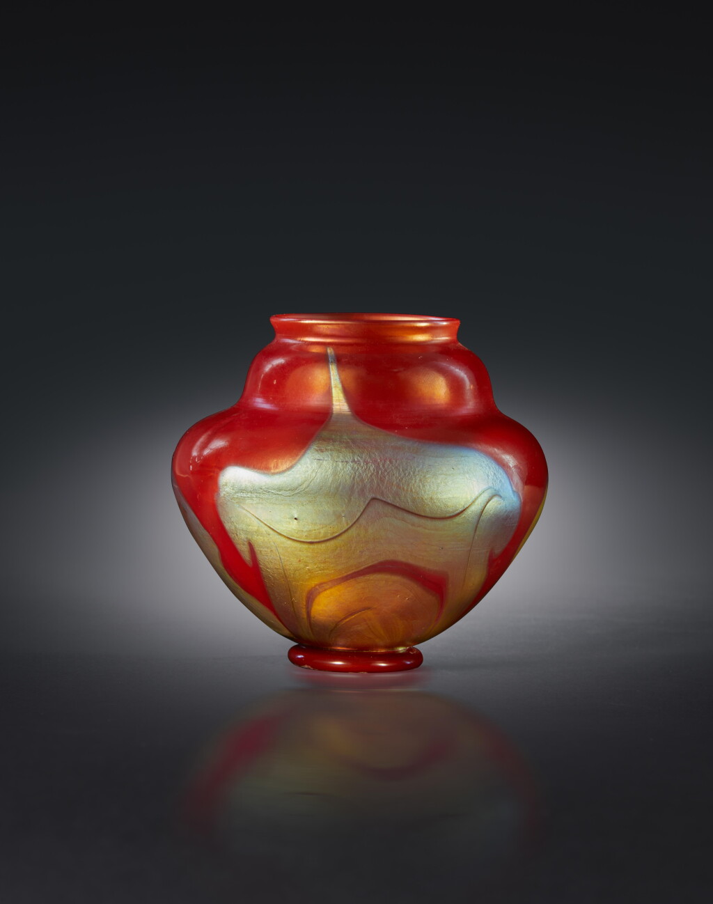 View full screen - View 1 of Lot 320. Decorated Cabinet Vase.