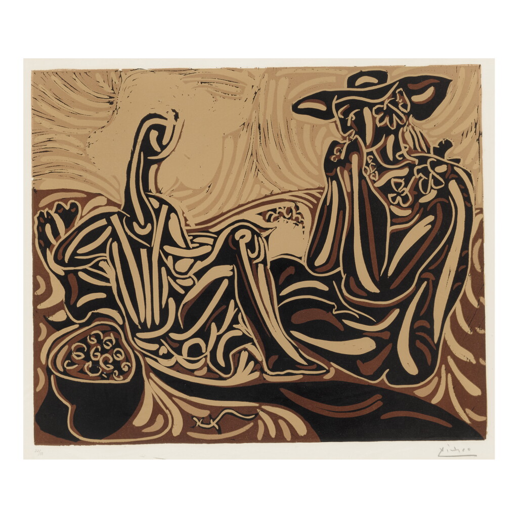 View full screen - View 1 of Lot 158. PABLO PICASSO | LES VENDANGEURS (B. 937; BA. 1241).