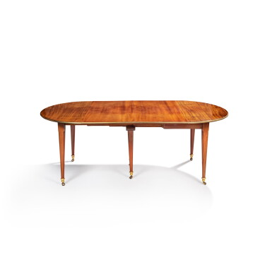 View full screen - View 1 of Lot 742. A Louis XVI style mahogany extending dining table, 19th century.