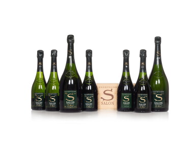 View full screen - View 1 of Lot 6080. Salon Le Mesnil, Blanc de Blancs 2004 (6 BT).