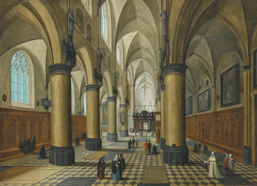 Pieter Neefs the Younger — A church interior