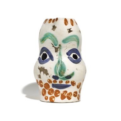 View full screen - View 1 of Lot 95. Visage aux points (A. R. 610).