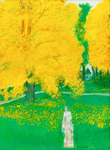 View full screen - View 1 of Lot 1080. André Brasilier 安德烈・布拉吉利 | Le parc de Loupeigne 盧佩涅公園.