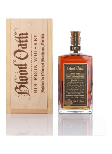 View full screen - View 1 of Lot 145. Blood Oath Pact No.3 49.3 abv NV (1 BT 75cl).