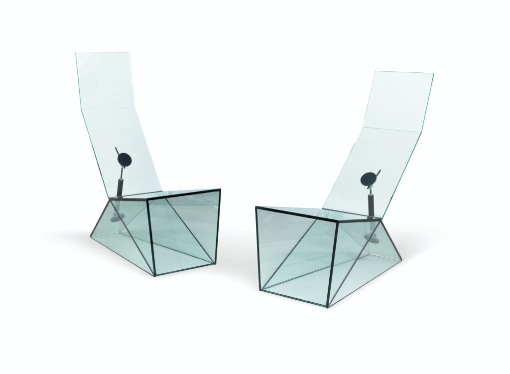 View full screen - View 1 of Lot 518. Pair of Man Machine chairs, 2014 | Paire de chaises Man Machine chairs, 2014.