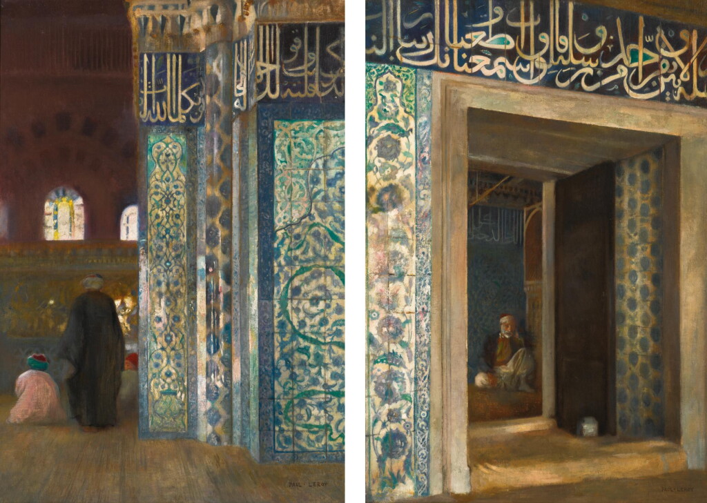 View full screen - View 1 of Lot 11. PAUL LEROY | THE RÜSTEM PASHA MOSQUE IN CONSTANTINOPLE: A PAIR.