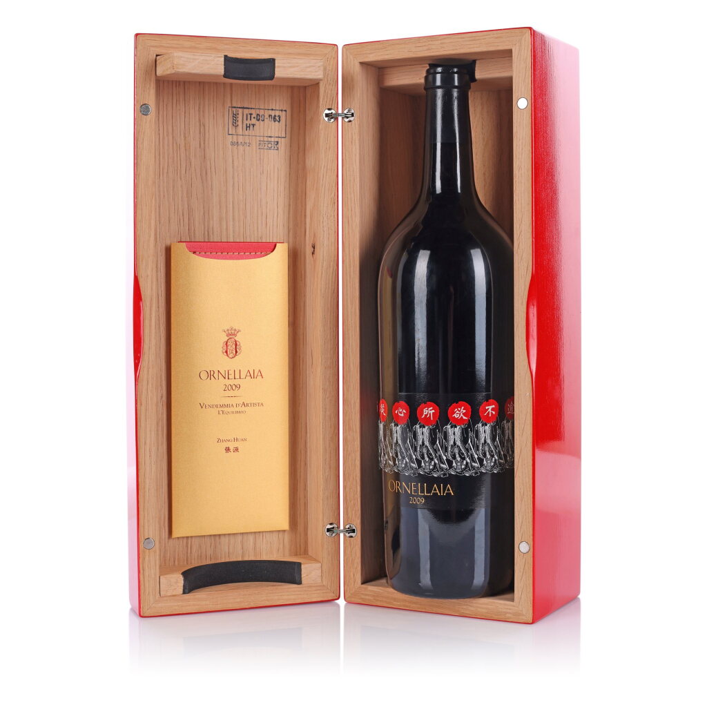 View full screen - View 1 of Lot 792. Ornellaia Vendemmia d'Artista 2009 (3 MAG).