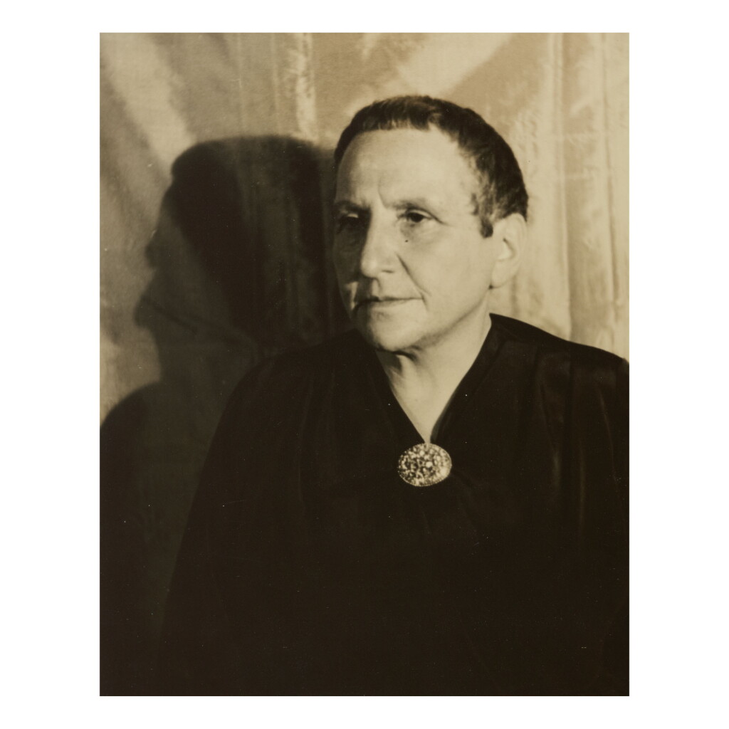 View full screen - View 1 of Lot 95. CARL VAN VECHTEN | GERTRUDE STEIN.