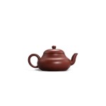 A Yixing teapot, Junde mark, Changji Mark, Qing dynasty, 19th century | 清十九世紀 朱泥君德壺 《昌記》《君德》款