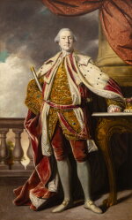 Portrait de James Hay (1726-1778), 15e Comte d'Erroll, en robe de pair, tenant le bâton de Lord High Constable d'Ecosse