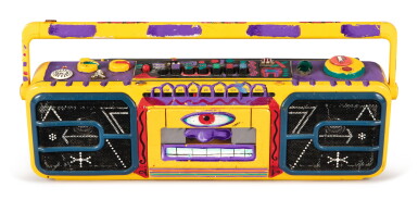 View full screen - View 1 of Lot 1011. KENNY SCHARF | UNTITLED (BOOM BOX).