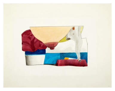 View full screen - View 1 of Lot 301. Study for Bedroom Painting #10.