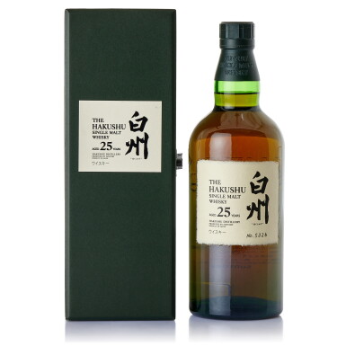 View full screen - View 1 of Lot 8255. 白州 The Hakushu 25 Year Old 43.0 abv NV (1 BT70).