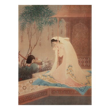 View full screen - View 1 of Lot 72. ABDUR RAHMAN CHUGHTAI | UNTITLED (FOR A SONG).