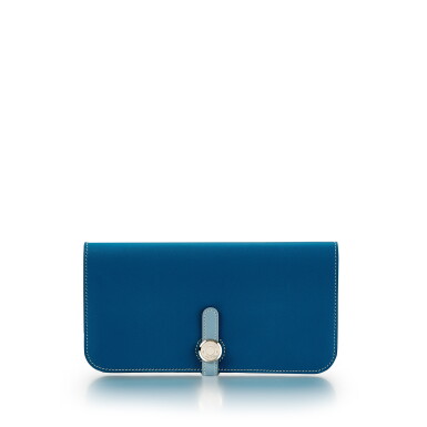 View full screen - View 1 of Lot 8376. Set of Blue Swift Dogon Wallet and Three Tassels.