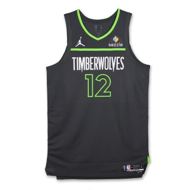 View full screen - View 1 of Lot 39. Kyle Anderson Minnesota Timberwolves 2026 NBA Playoffs Western Conference Round 1 Game Worn Statement Edition Jersey | Game 1 .