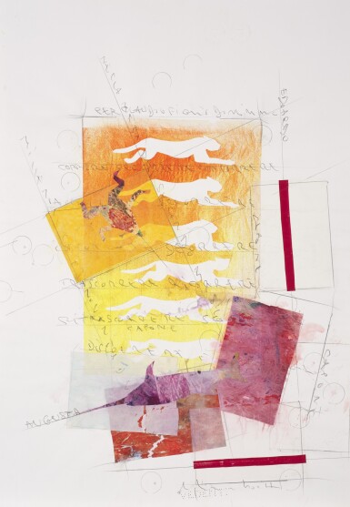 View full screen - View 1 of Lot 34. ALIGHIERO BOETTI | SENZA TITOLO (PANTERE).