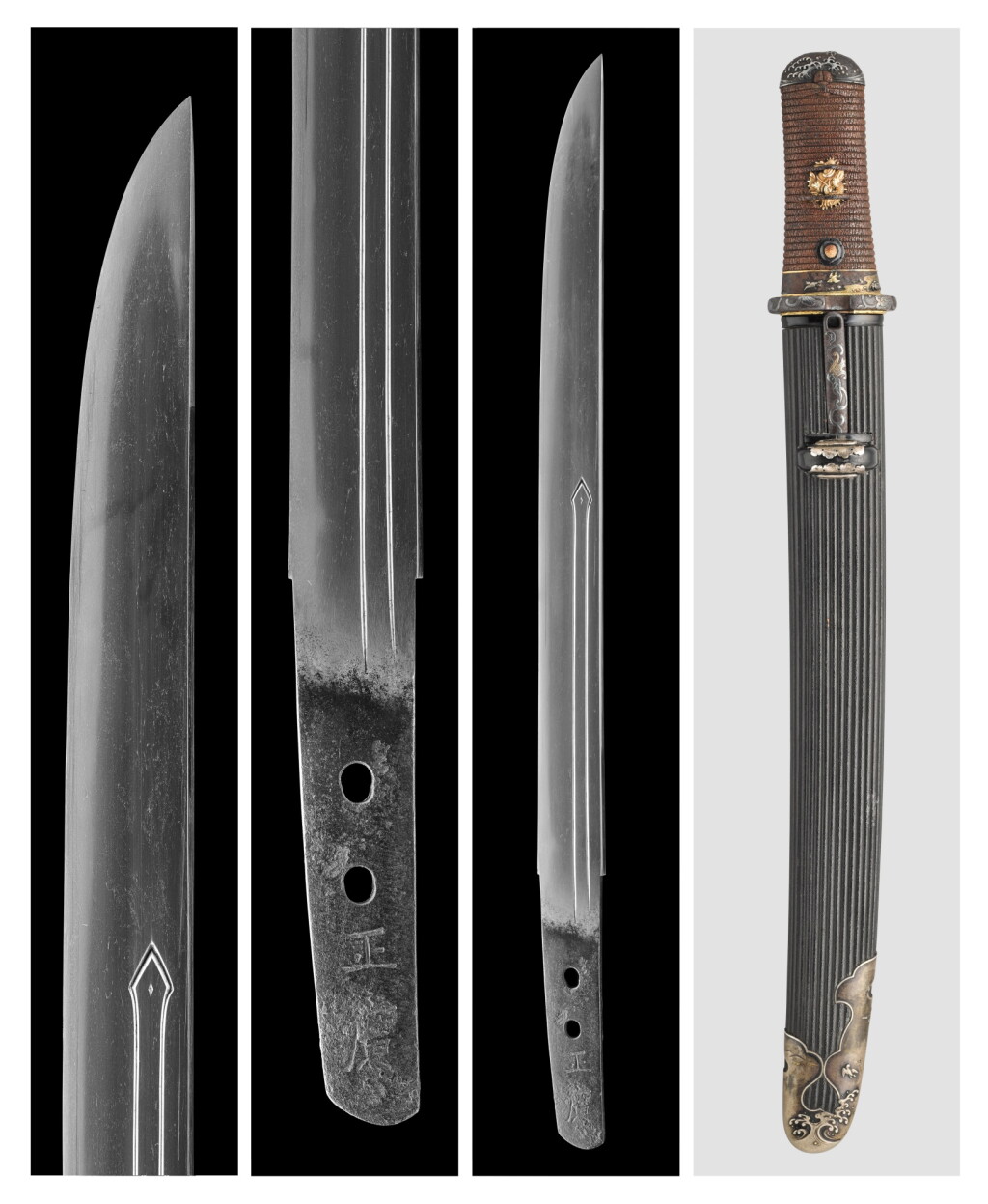 View full screen - View 1 of Lot 65. A tanto | Signed Masahiro | Muromachi period, 16th century.