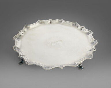 View full screen - View 1 of Lot 632. A George II Silver Salver, Robert Abercromby, London, 1734.