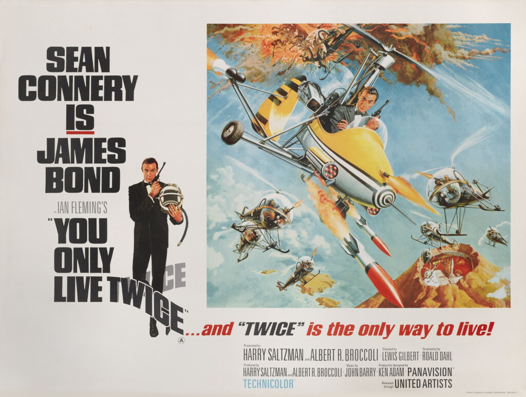 View full screen - View 1 of Lot 87. You Only Live Twice (1967), style B poster (Little Nelly), British.