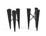 LYNN CHADWICK, R.A. 林·查德偉| THREE CANDLE HOLDERS I (TWO WORKS) 三叉燭台(兩件作品)